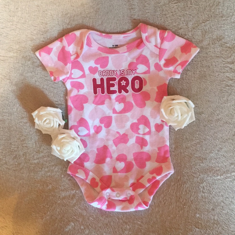 MOVING SALE! 3/$10 Pink Baby Onesie